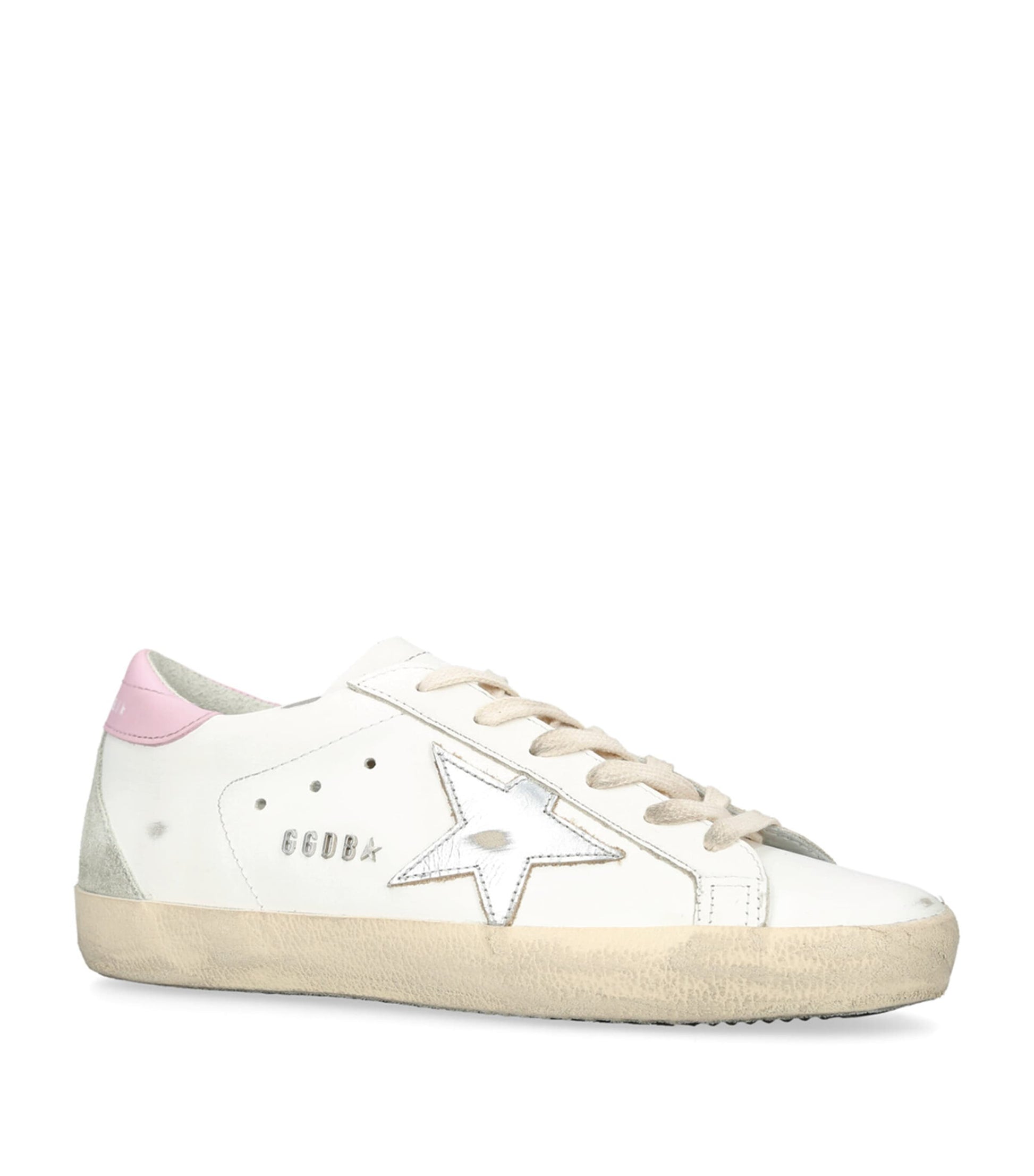 White Leather Super-Star Sneakers