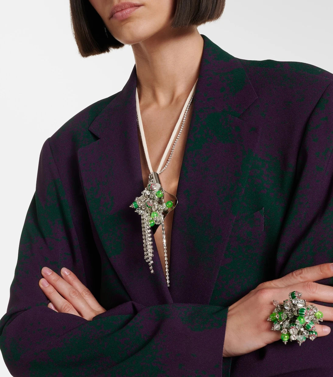Dries Van Noten - قلادة ساحرة مزينة
