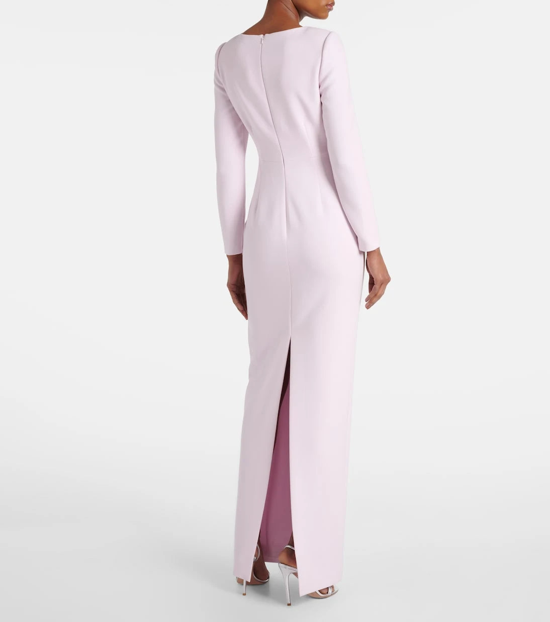 Roland Mouret - Floral-appliqué gathered gown