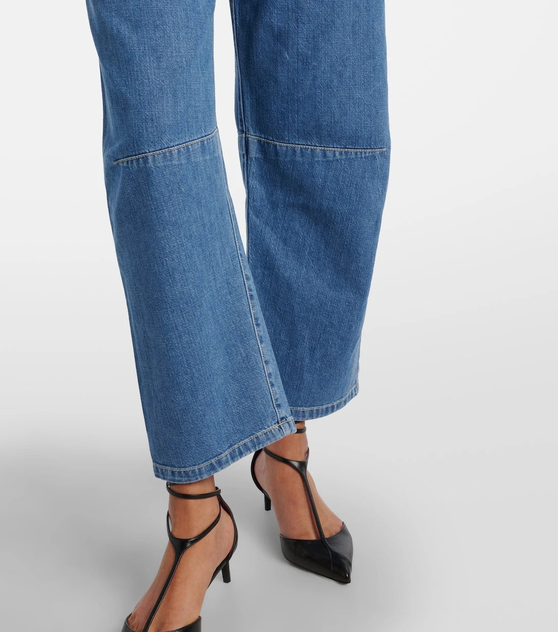 Velvet - Farah cropped barrel-leg jeans
