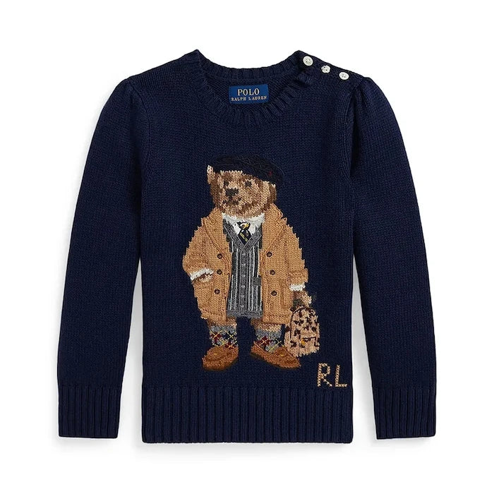 Polo Ralph Lauren Çocuk Pamuklu Kazak