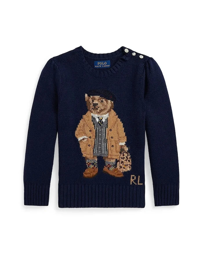 Polo Ralph Lauren Çocuk Pamuklu Kazak