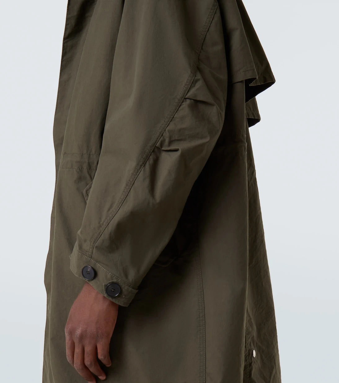 Givenchy - Givenchy Stamp cotton-blend raincoat