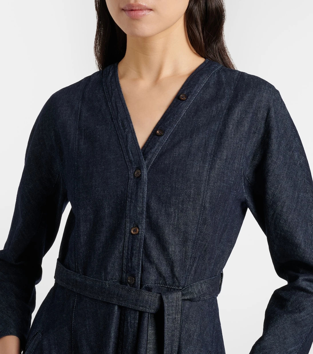 'S Max Mara - Ambra denim wrap dress