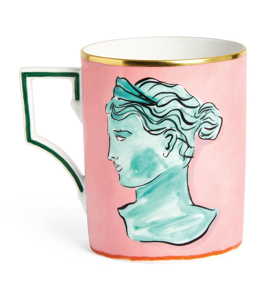 GINORI 1735 Porcelain Il Viaggio di Nettuno Mug