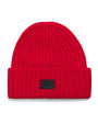 Varley Red Merino Wool-Blend Chunky Elva Beanie