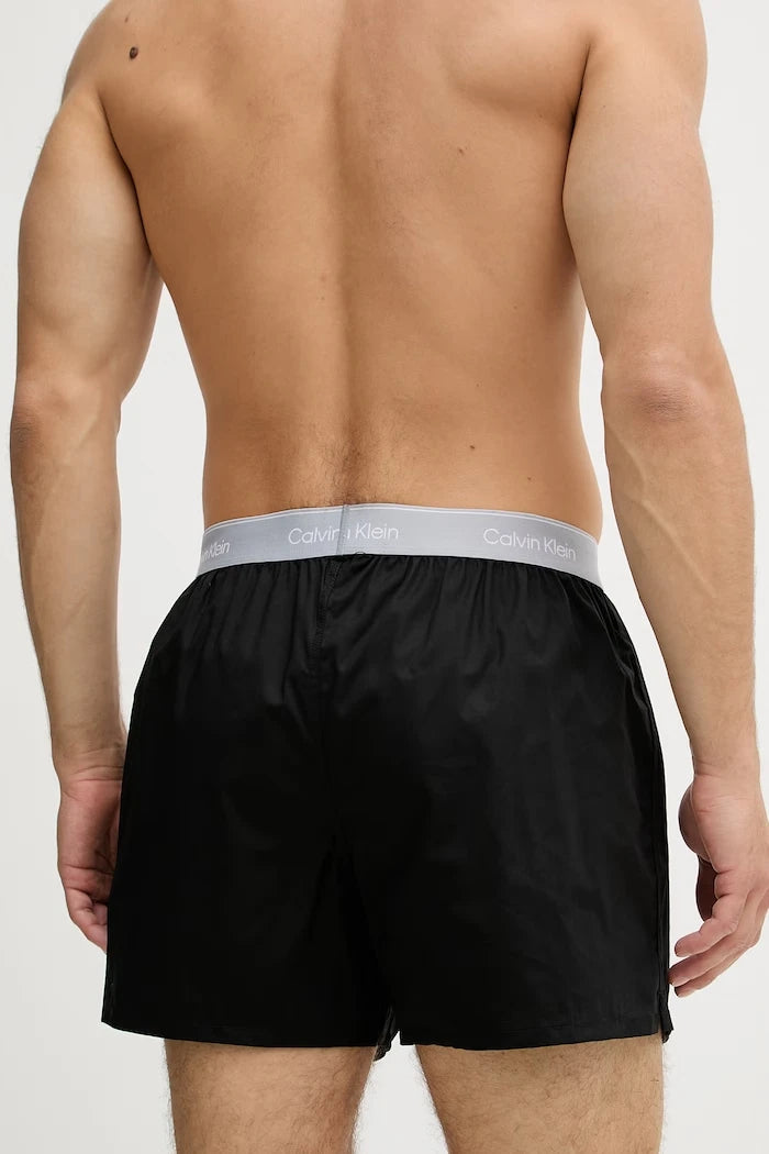 Calvin Klein Underwear erkek pamuklu elastanlı bol boxer 3’lü