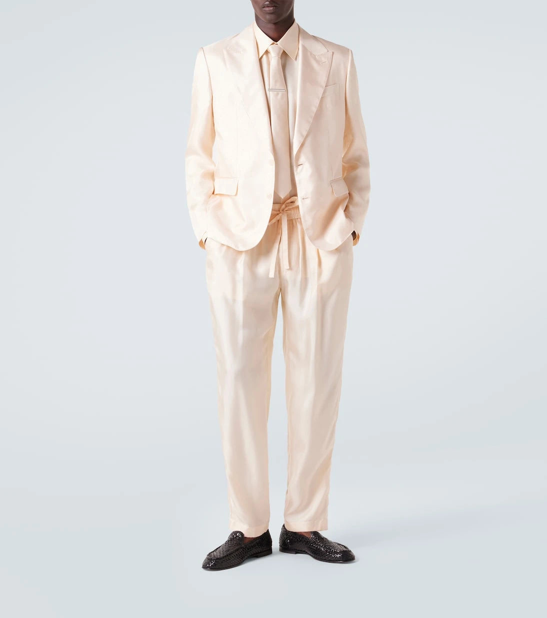 Dolce&Gabbana - Silk tapered pants