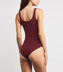 Wolford Burgundy Jamaika String Bodysuit