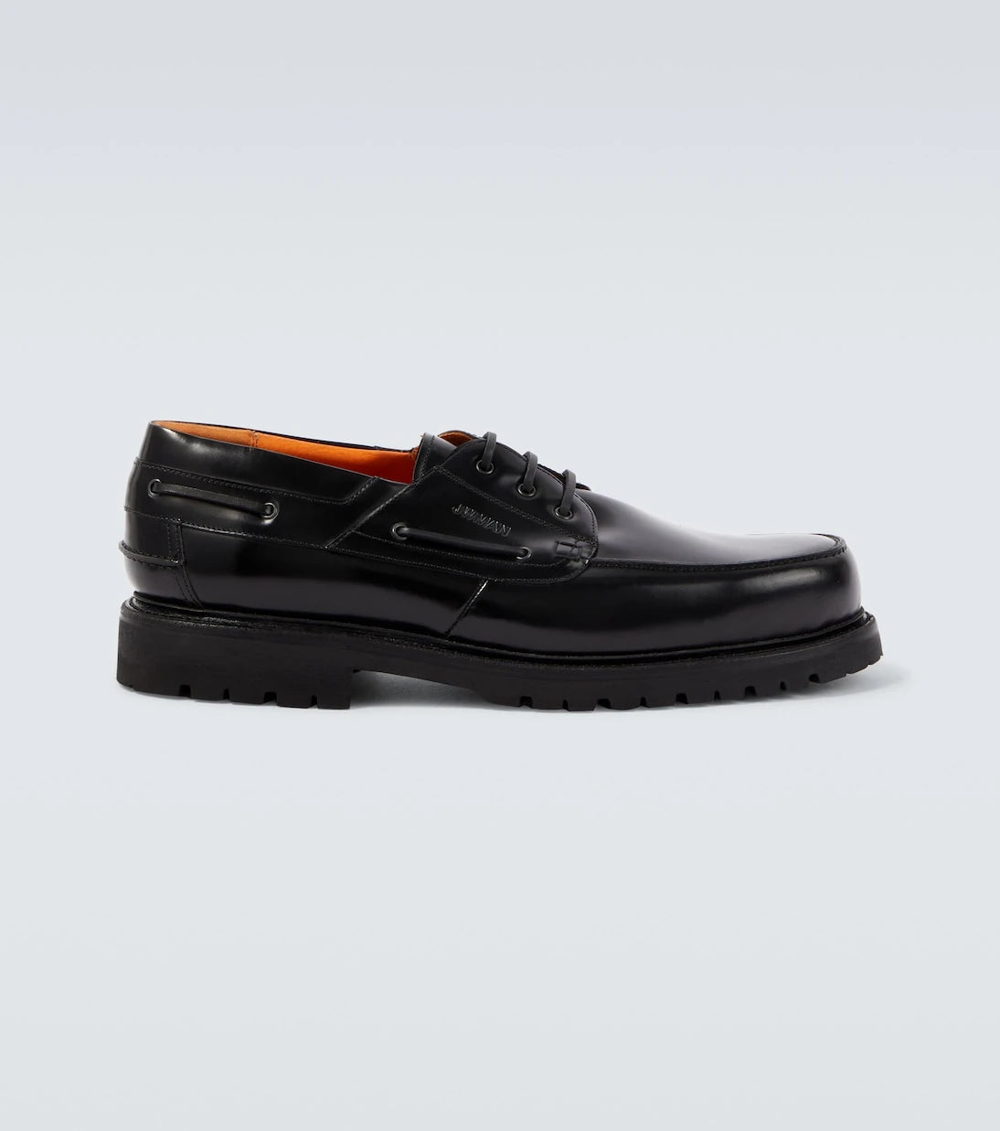 Junya Watanabe - x Heinrich Dinkelacker leather boat shoes