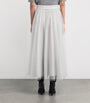 Fabiana Filippi Grey Tulle Maxi Skirt