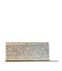 Jimmy Choo Rose Gold Sweetie Glitter Clutch Bag