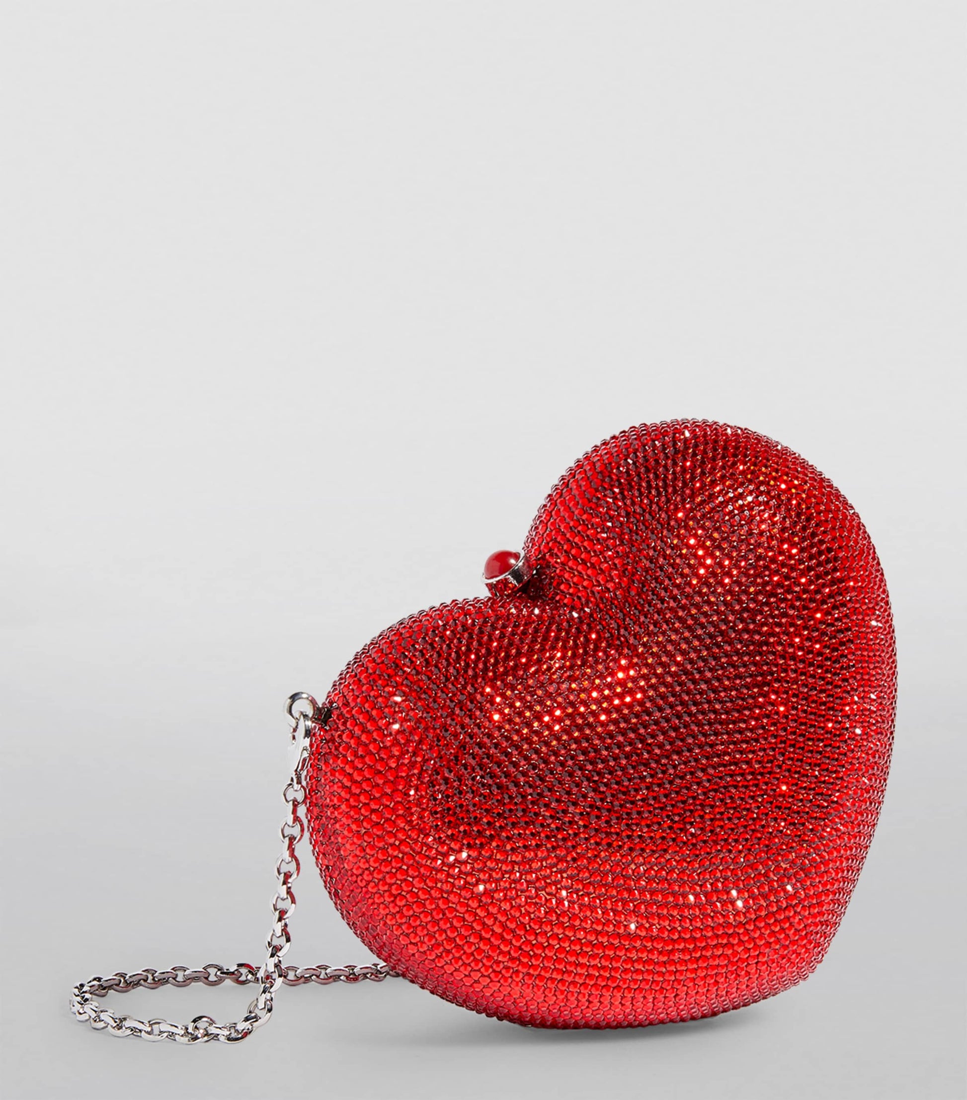 Judith Leiber Red L'Amour Petit Cœur Clutch Bag