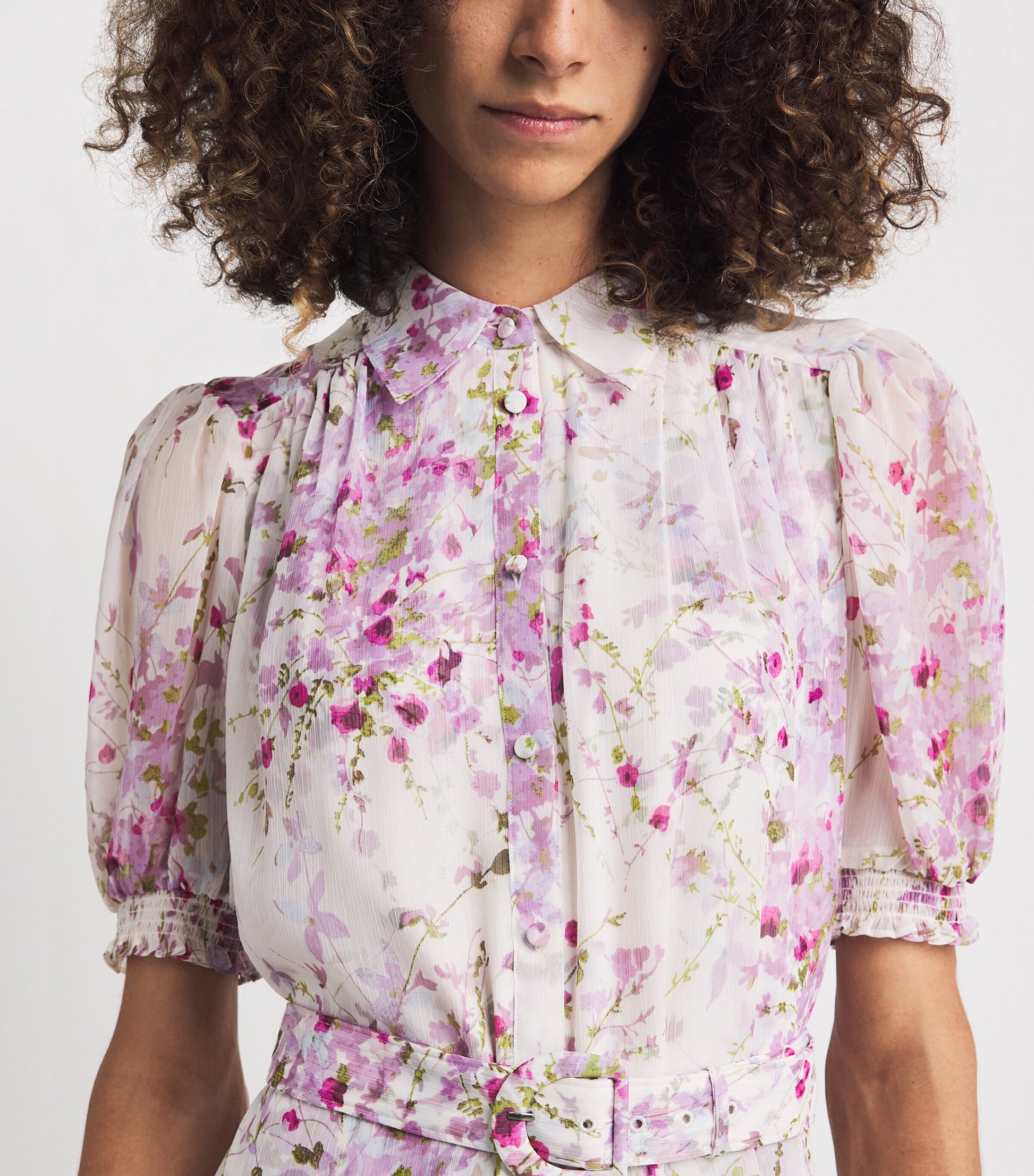 Midsummer Bloom Halbini Mini Dress