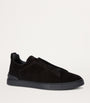 Suede Triple Stitch Sneakers