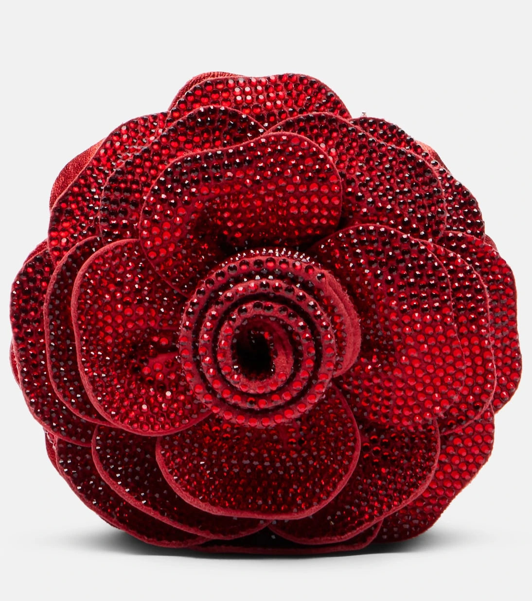 Judith Leiber Couture - Soft Rose Belle crystal-embellished clutch