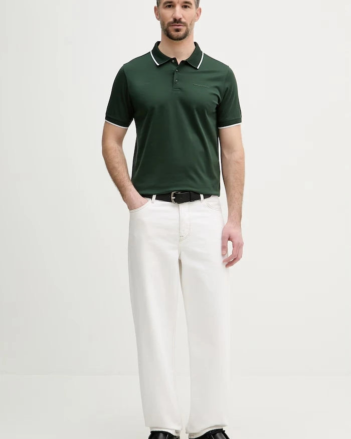 Karl Lagerfeld pamuklu erkek polo tişört