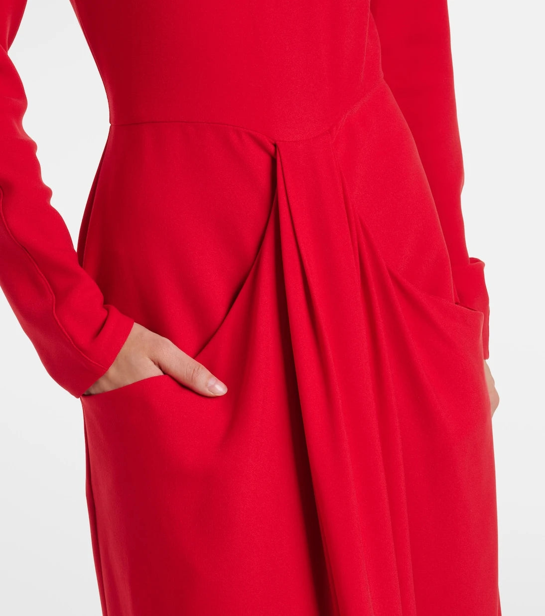 The Row - Anselm draped jersey maxi dress