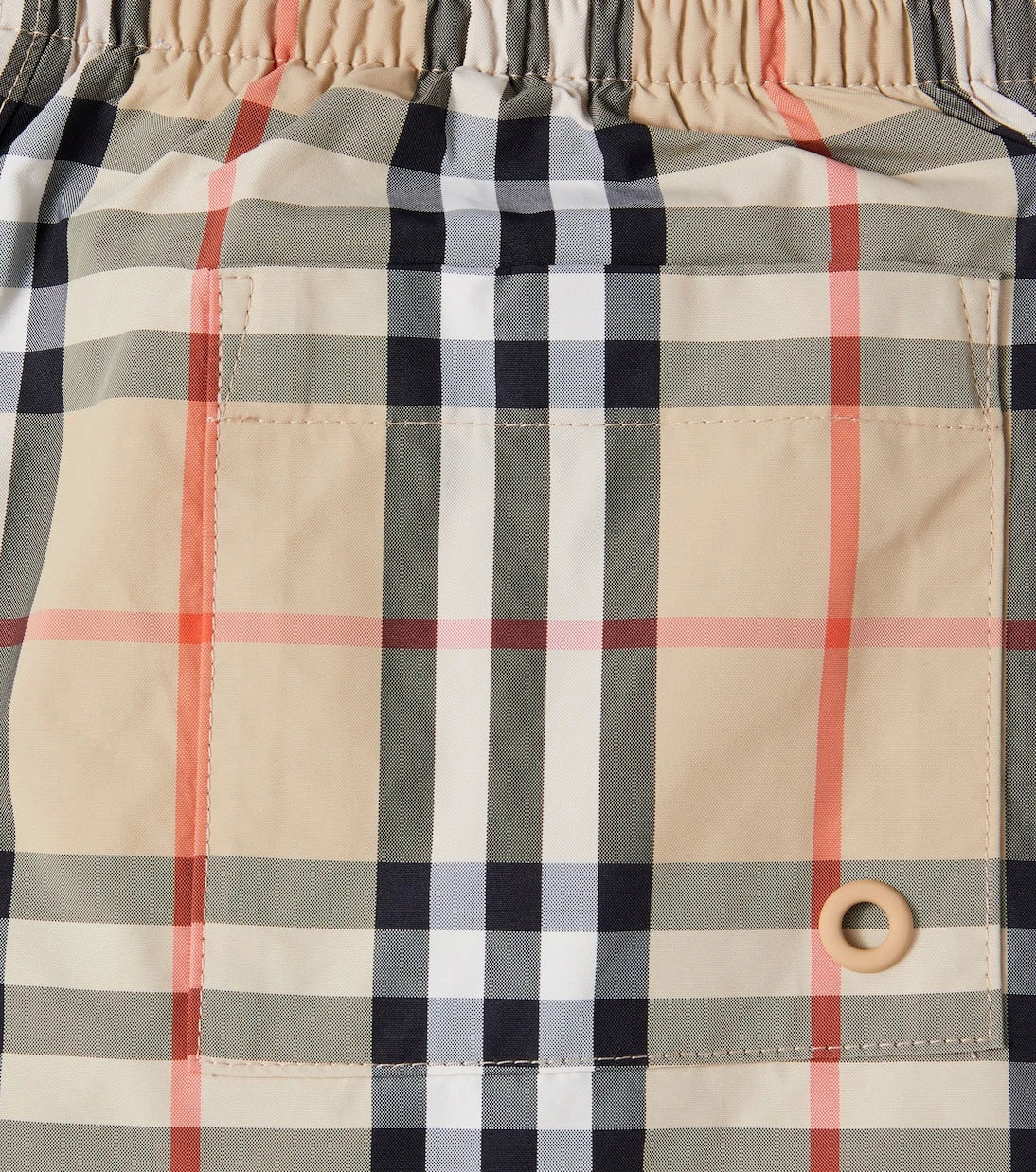 Burberry Kids - Burberry Check swim trunks