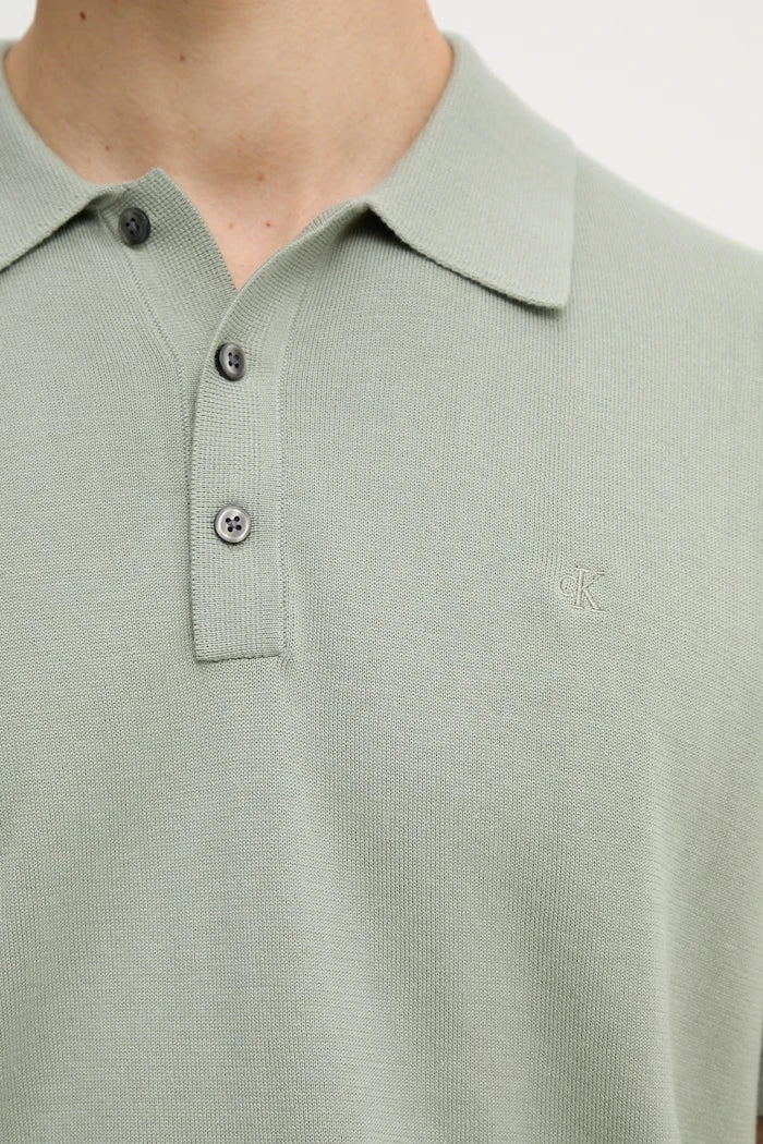 Calvin Klein erkek pamuklu yakalı polo tişört
