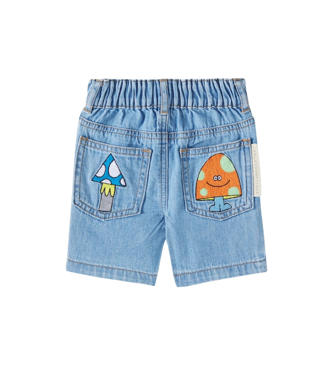Stella McCartney Kids - Baby embroidered denim shorts