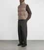 Mackage Brown Wool-Cashmere Braxton Down Gilet