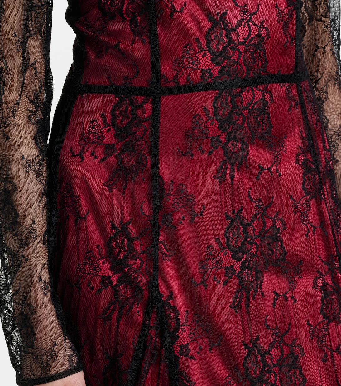 Dolce&Gabbana - Floral lace midi dress