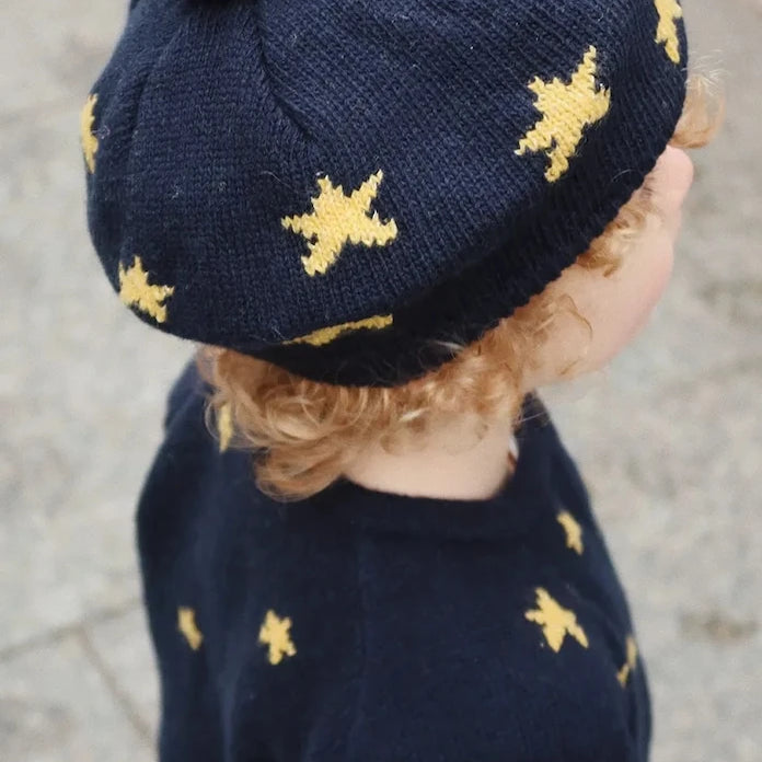 Детска барета с вълна Konges Sløjd BELOU KNIT BERET