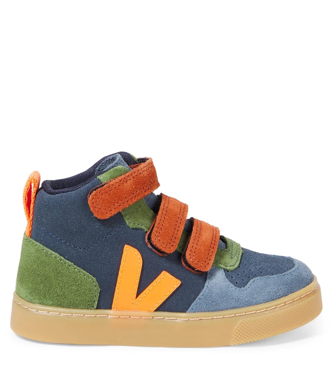 Veja Kids - V-10 suede high-top sneakers