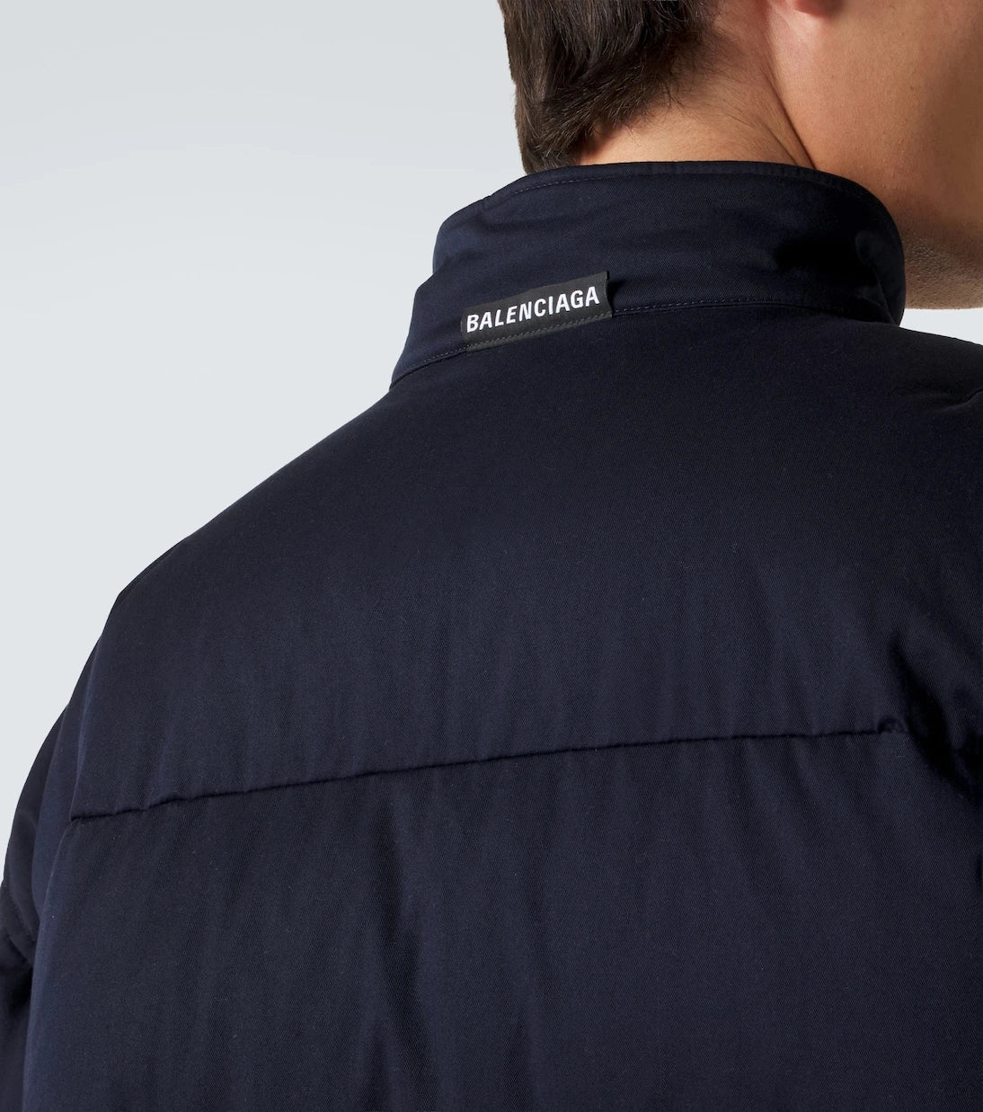 Balenciaga - Cut-Up Harrington twill down jacket