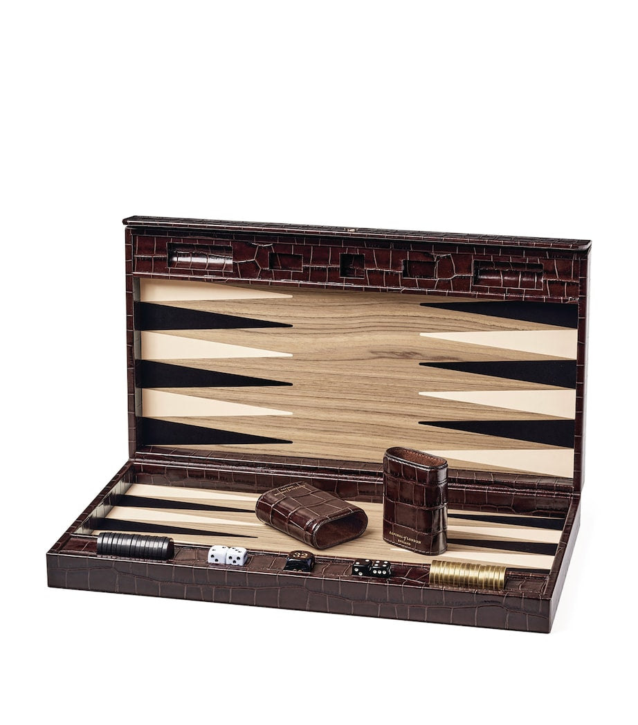 Leather Backgammon Set