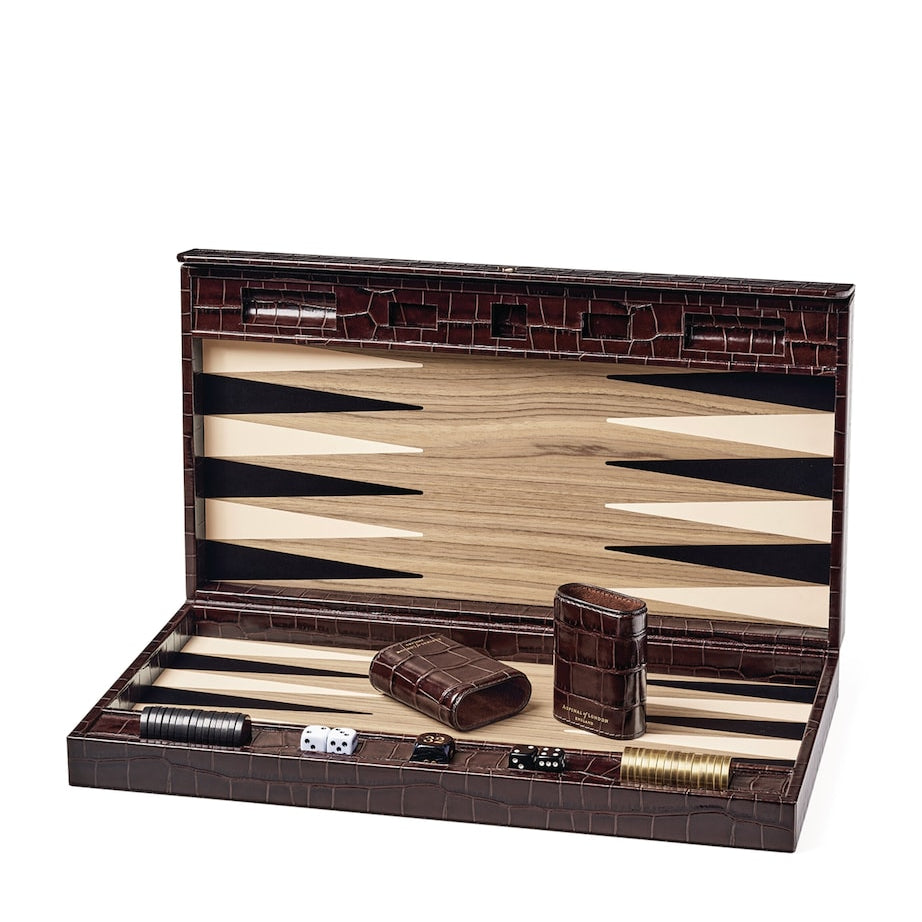 Leather Backgammon Set