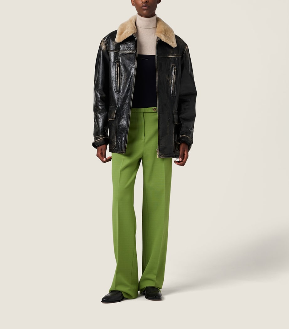 Blue Cotton Knitted Logo Tube Top