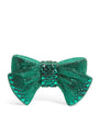 Judith Leiber Green x Harrods EXCLUSIVE Embellished Just For You Bow Clutch Bag