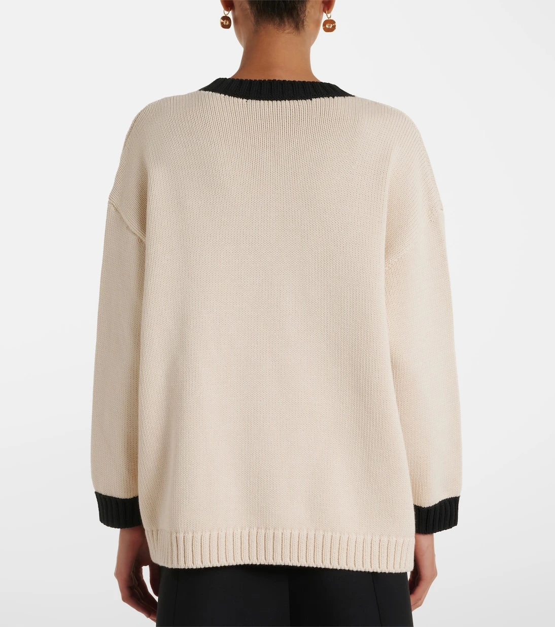 Valentino - Bow-detail cotton-blend cardigan