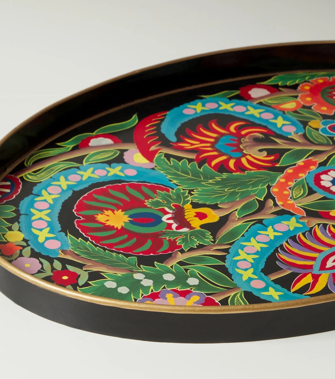 Les-Ottomans - Ikat iron tray