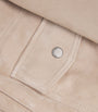 Pal Zileri Beige Suede Shirt Jacket