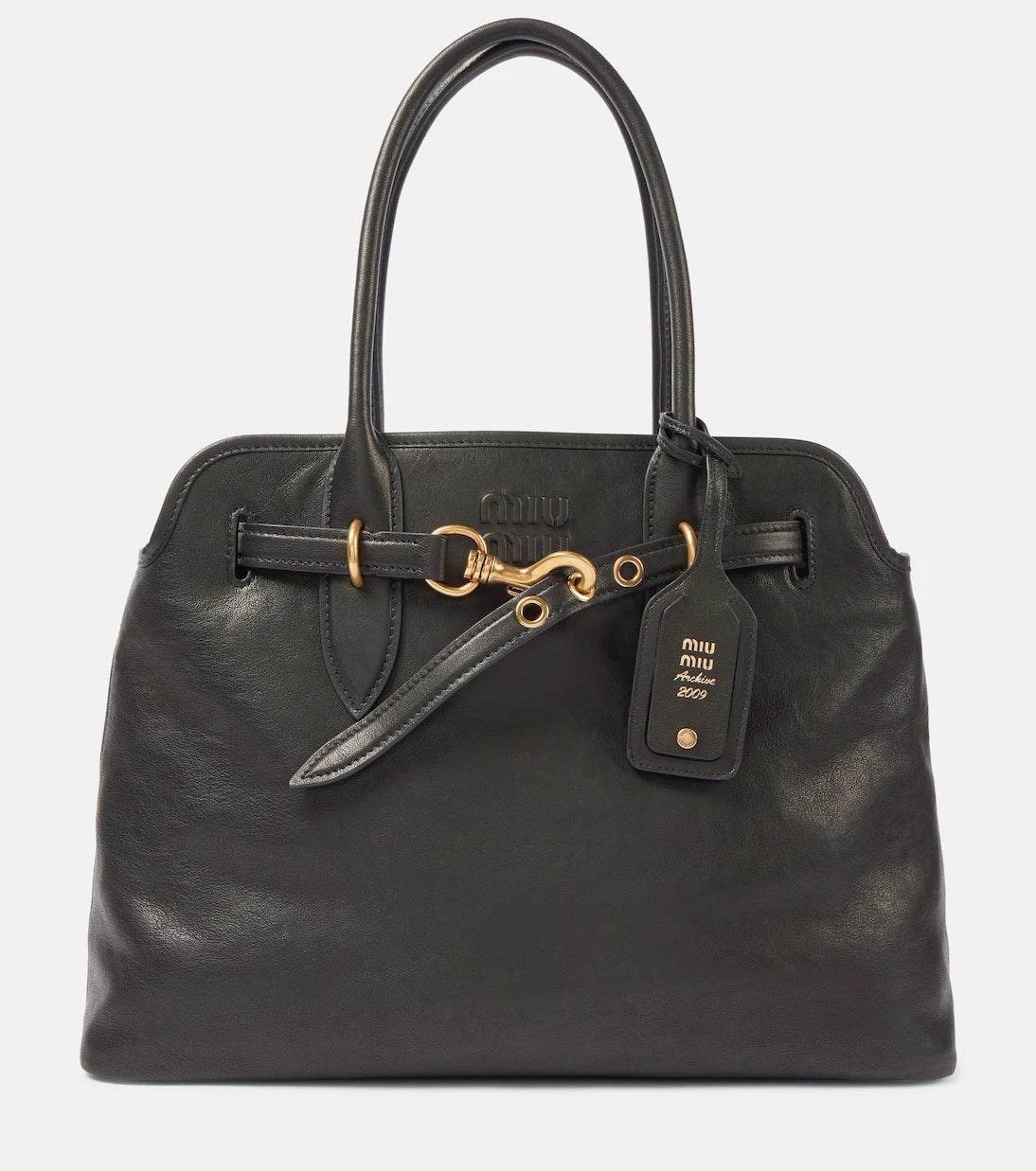 Miu Miu - Aventure Medium leather tote bag