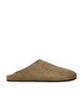 Beige Hudson Suede Mules