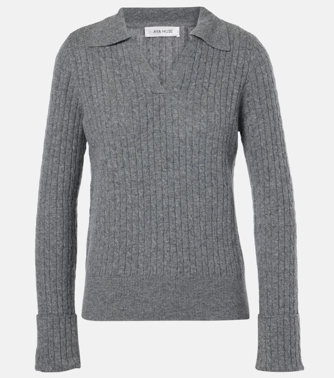 Aya Muse - Gaia cashmere polo sweater
