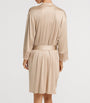 Hanro Satin Lace-Trim Lilith Robe