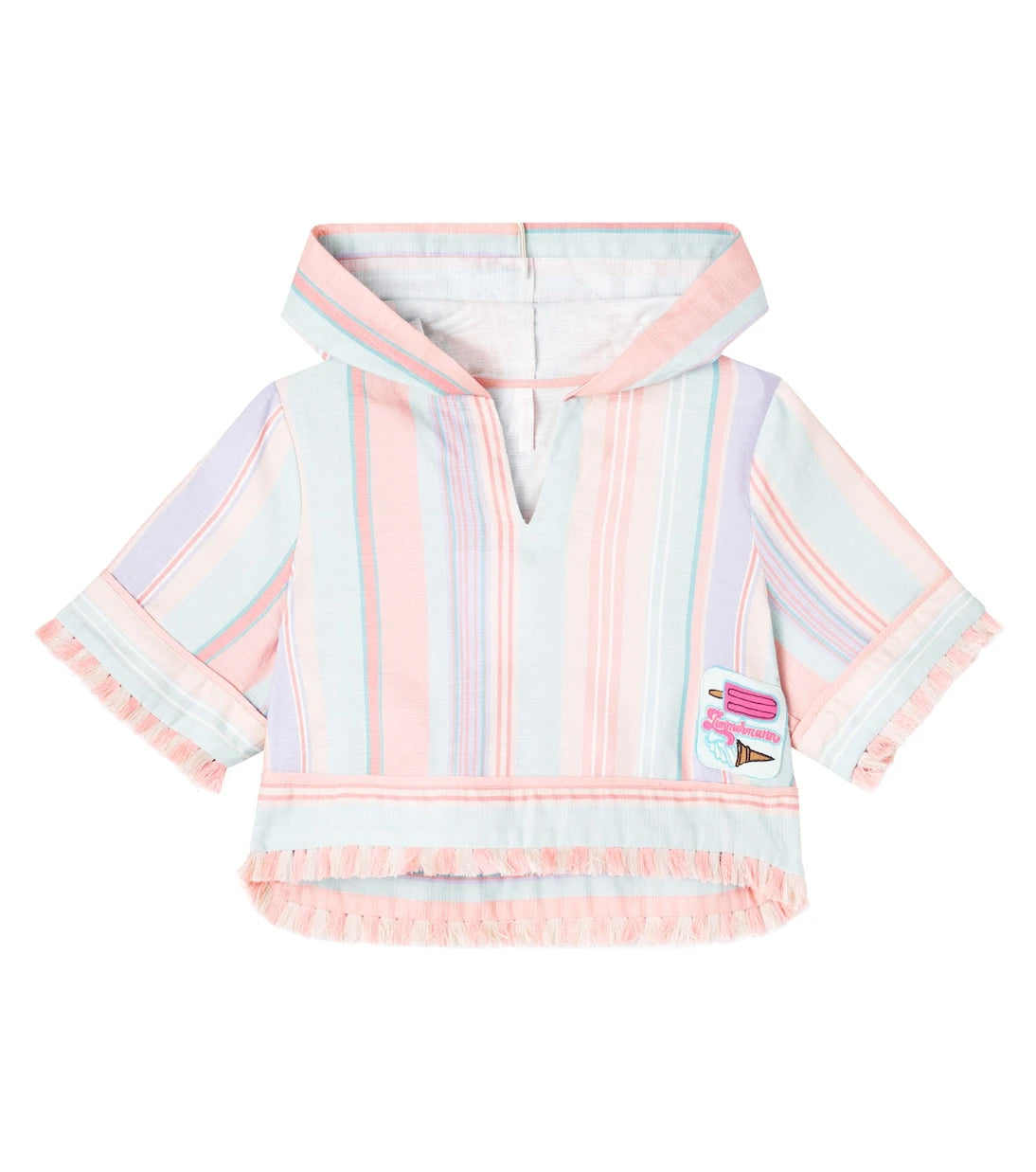 Zimmermann Kids - Cascadian striped hooded top