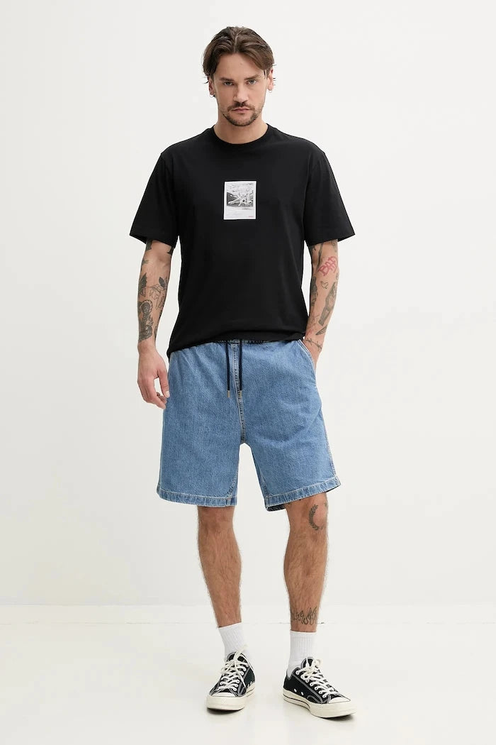Дънков къс панталон Guess Jeans