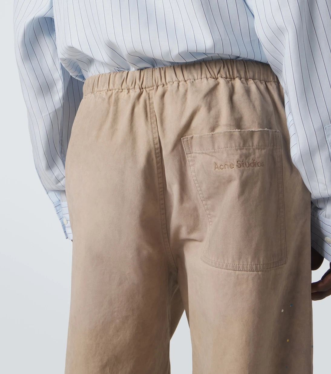 Acne Studios - Cotton twill wide-leg pants