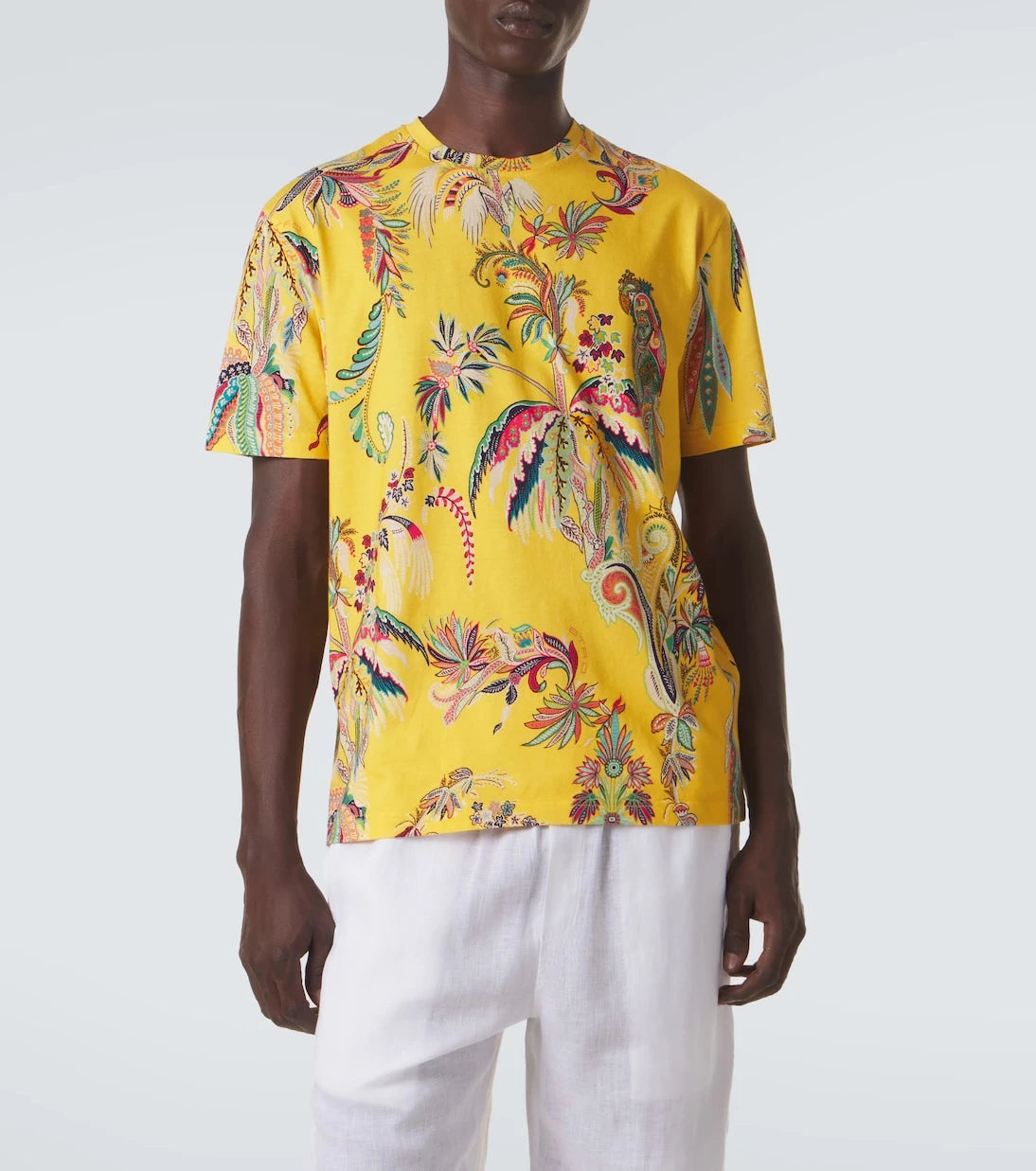 Etro - Printed cotton jersey T-shirt