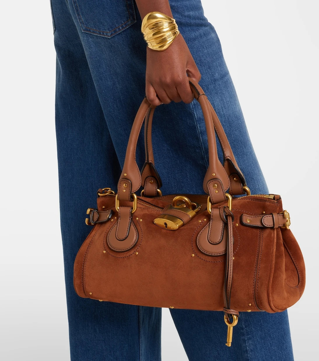 Chloé - Paddington suede shoulder bag