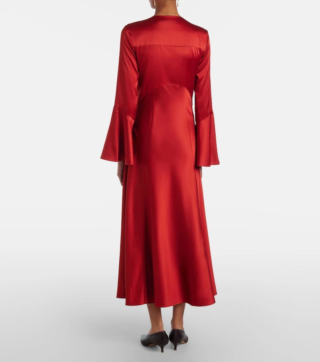 Veronica Beard - Ezri silk-blend satin midi dress