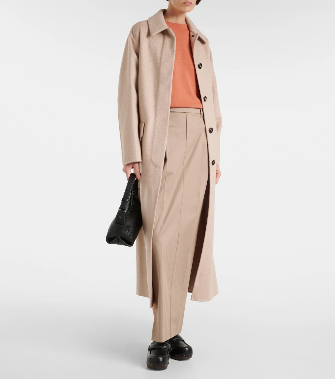 Brunello Cucinelli - Pleated low-rise cotton-blend maxi skirt