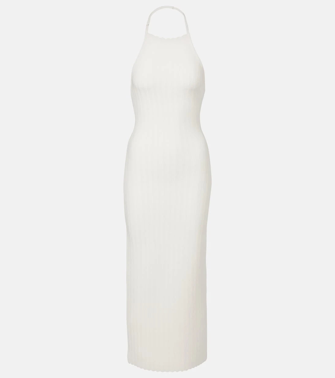 Jacquemus - Tablier knitted midi dress