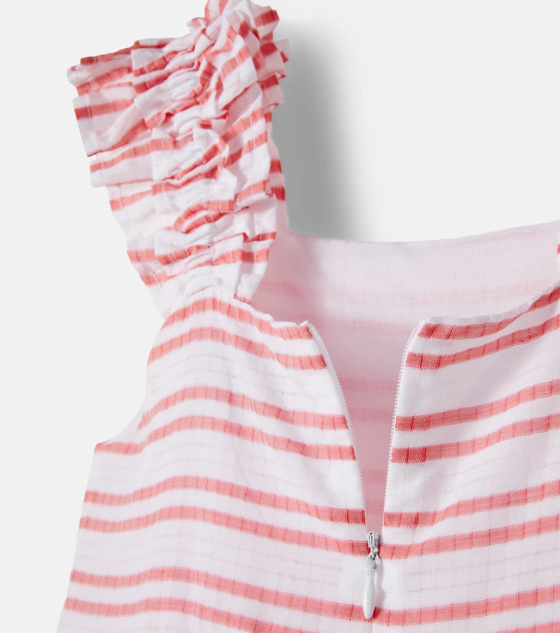Tartine et Chocolat - Ruffled striped cotton dress